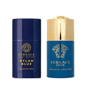Combo Sáp Khử Mùi Hương Nước Hoa Versace Pour Homme Dylan Blue 75ml Và Sáp Khử Mùi Hương Nước Hoa Versace Eros 75ml
